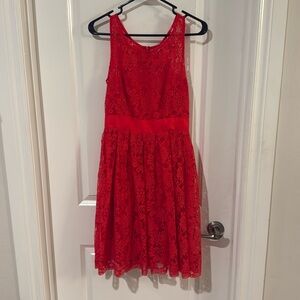 Red Lace Dress